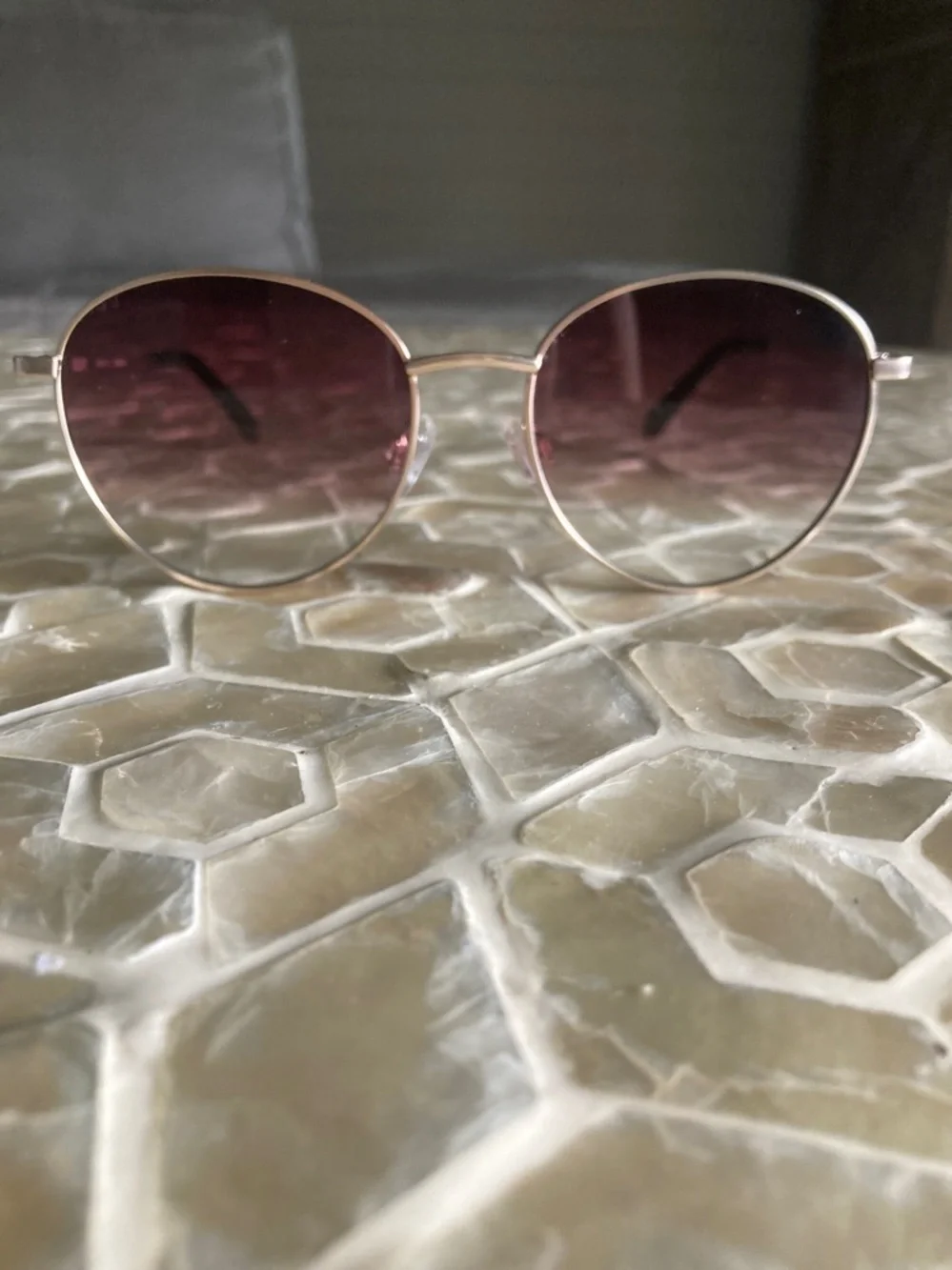 Quay Australia 50mm Loop Me In Round Sunglasses